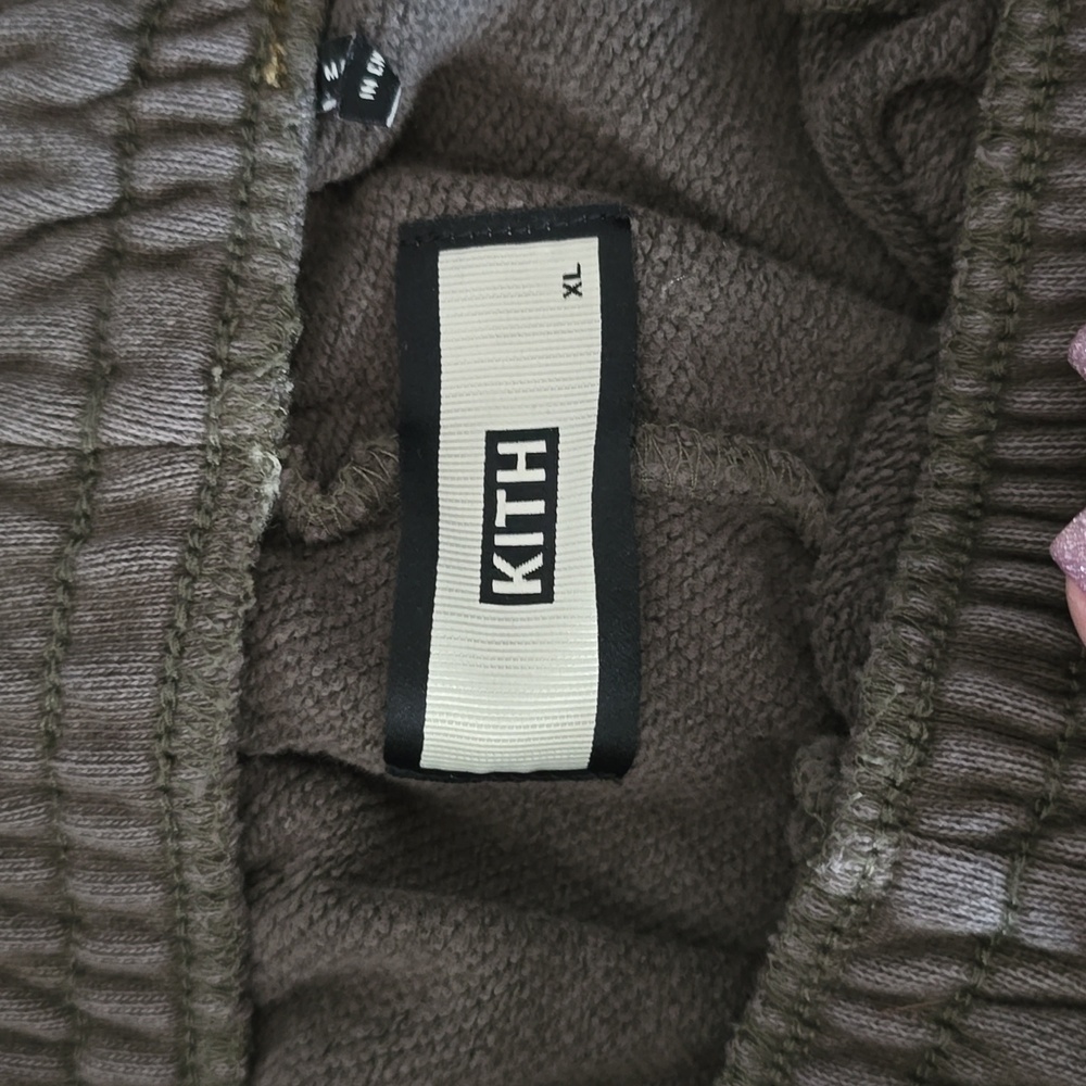 Kith Taupe Textured Joggers New Without Tags XL - Picture 4 of 9